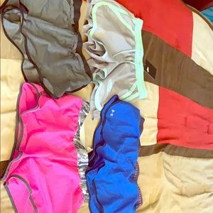 Nike and under armour shorts